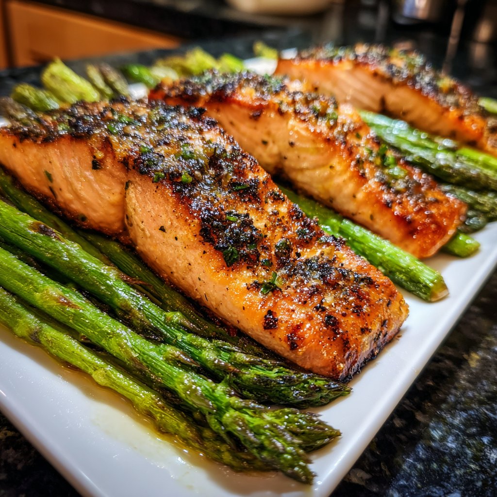 Grüner Spargel Mit Lachs