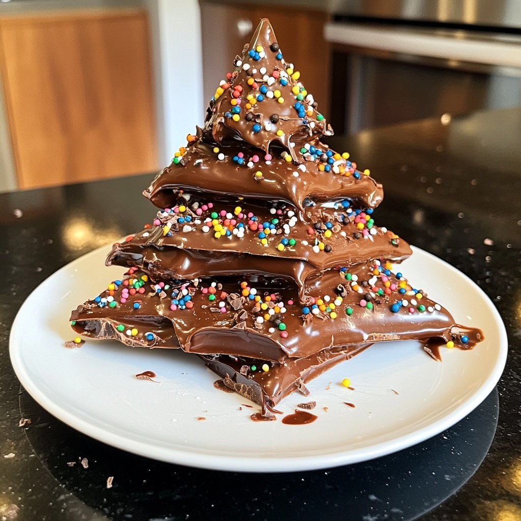 Nutella Schokoladen Weihnachtsbaum