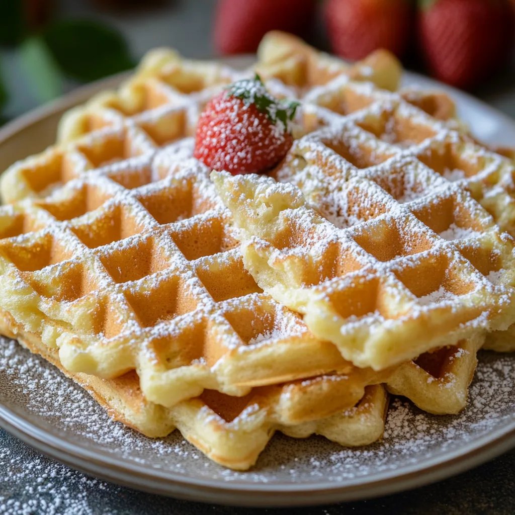 Fluffiges Waffelteig Rezept