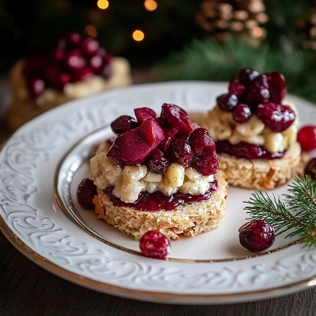 Weihnachtliches Käsetatar