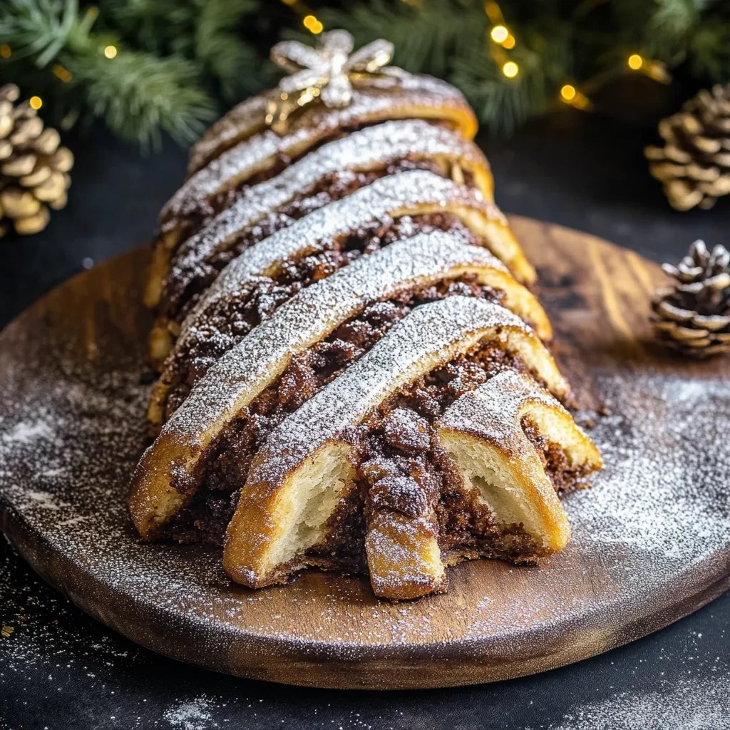 Blätterteig-Weihnachtsbaum