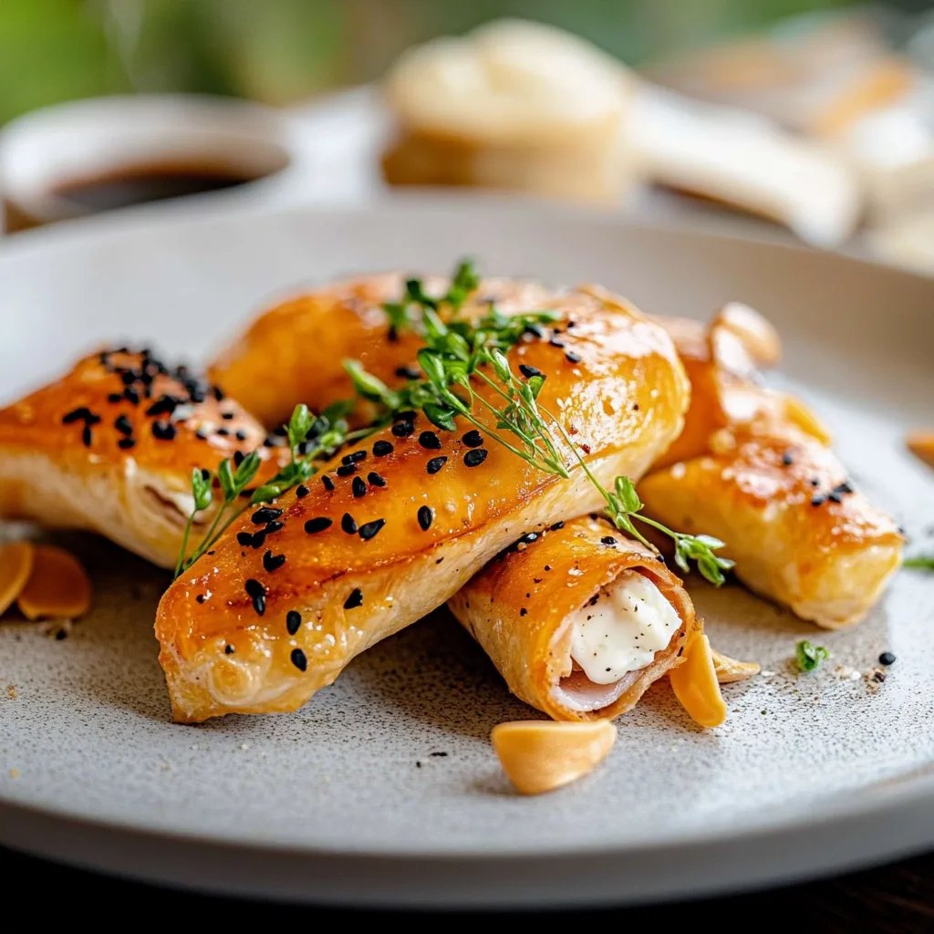 Blätterteig-Lachs-Schleifen