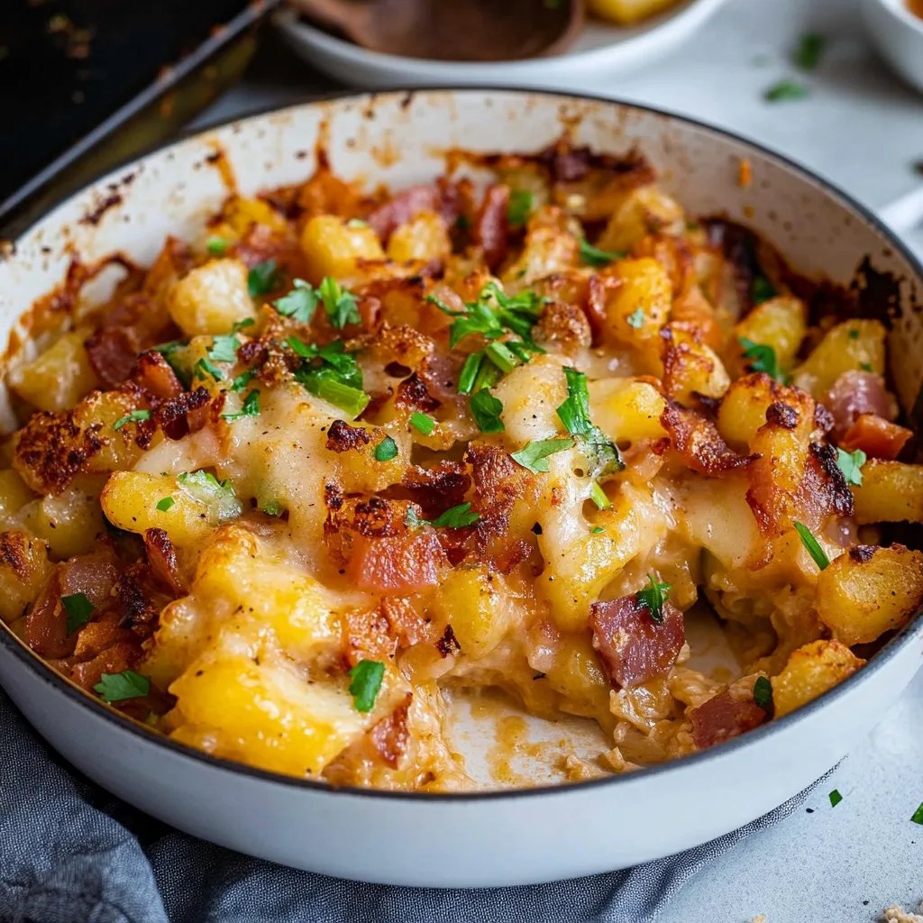 Spätzleauflauf mit Gemüse