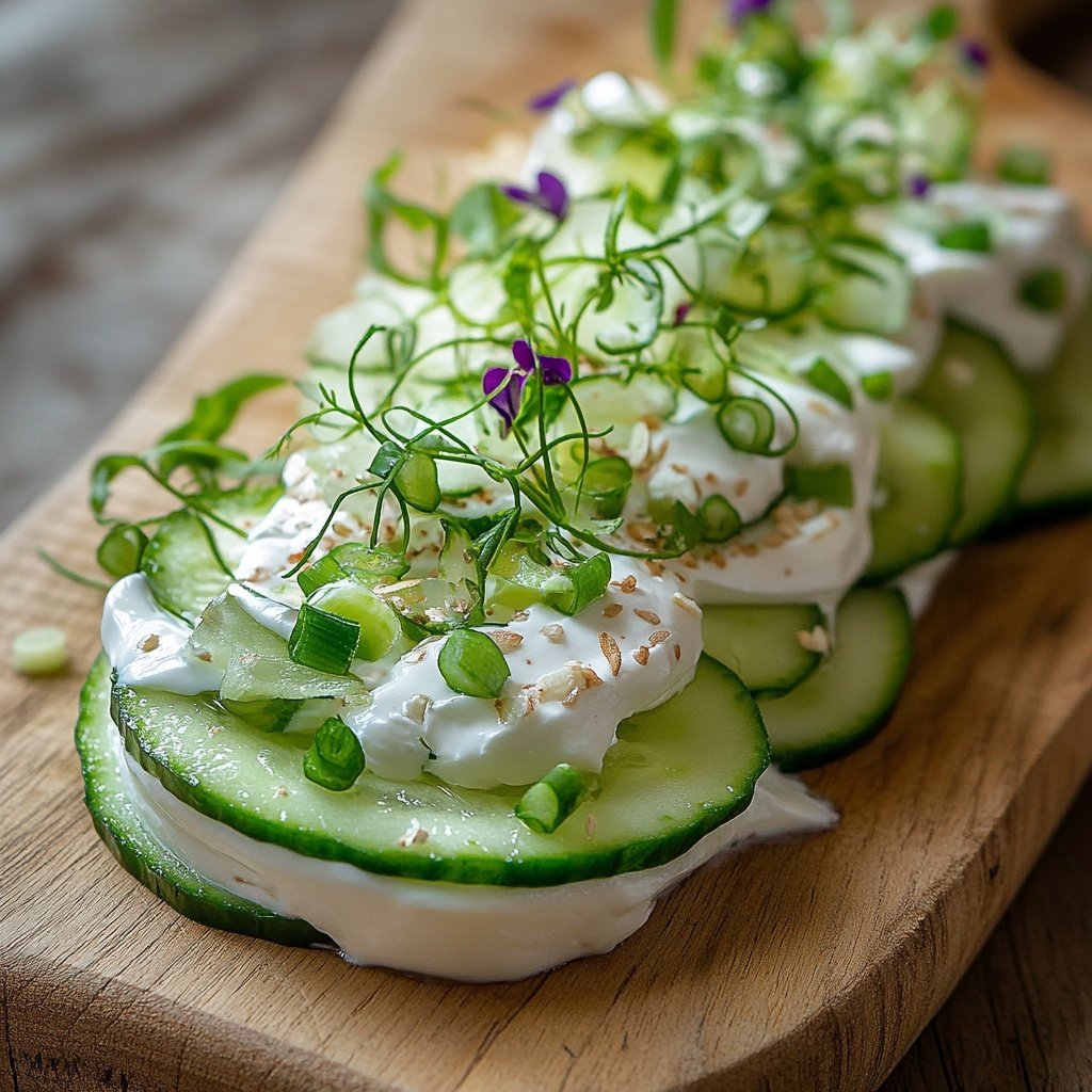 Leckerer Chinakohl-Salat mit Gurke & Joghurt
