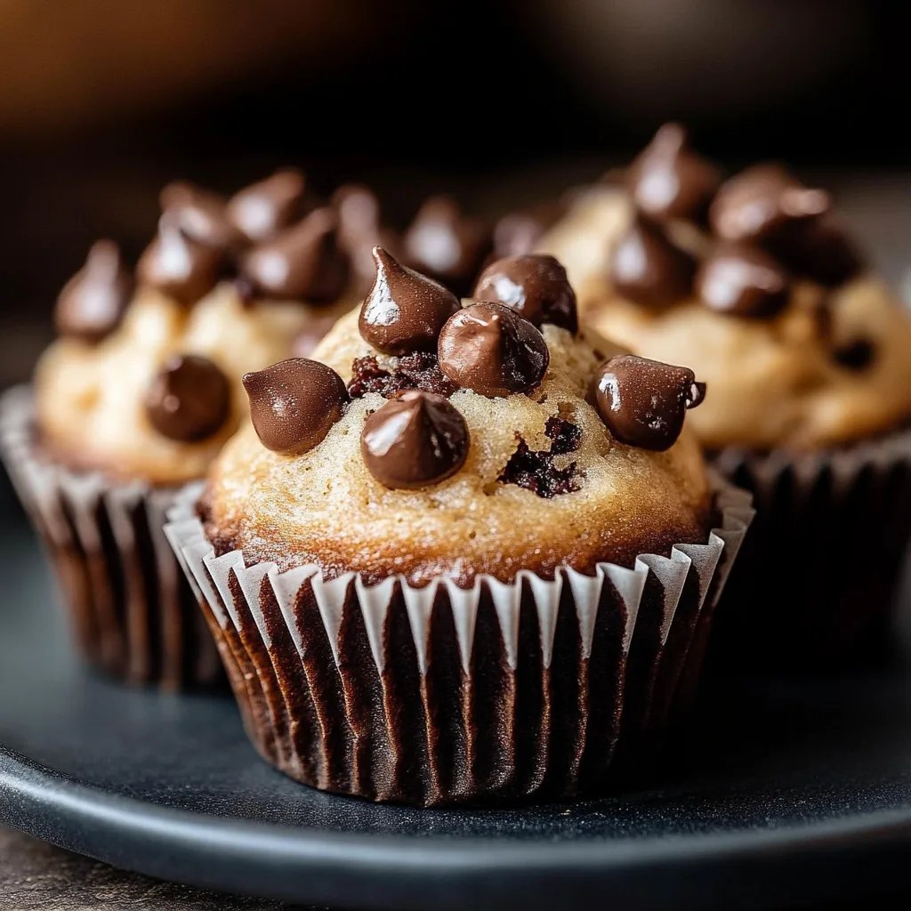 Schokoladenstückchen-Muffins