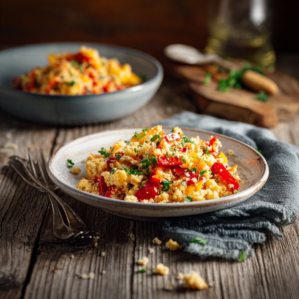 Blumenkohl Reis Mit Paprika